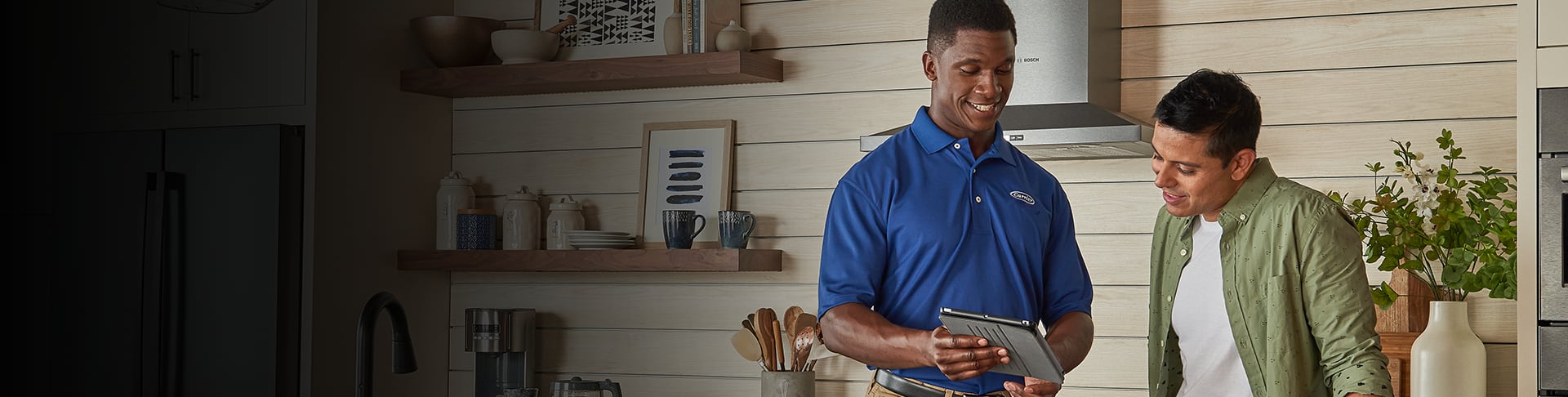 a carrier dealer works with a homeowner on a carbon neutral future